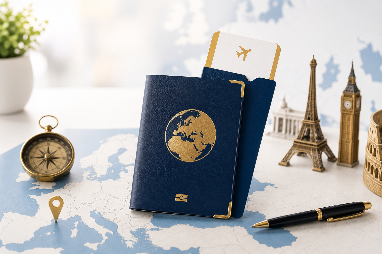 Documentos de viaje para visa Schengen